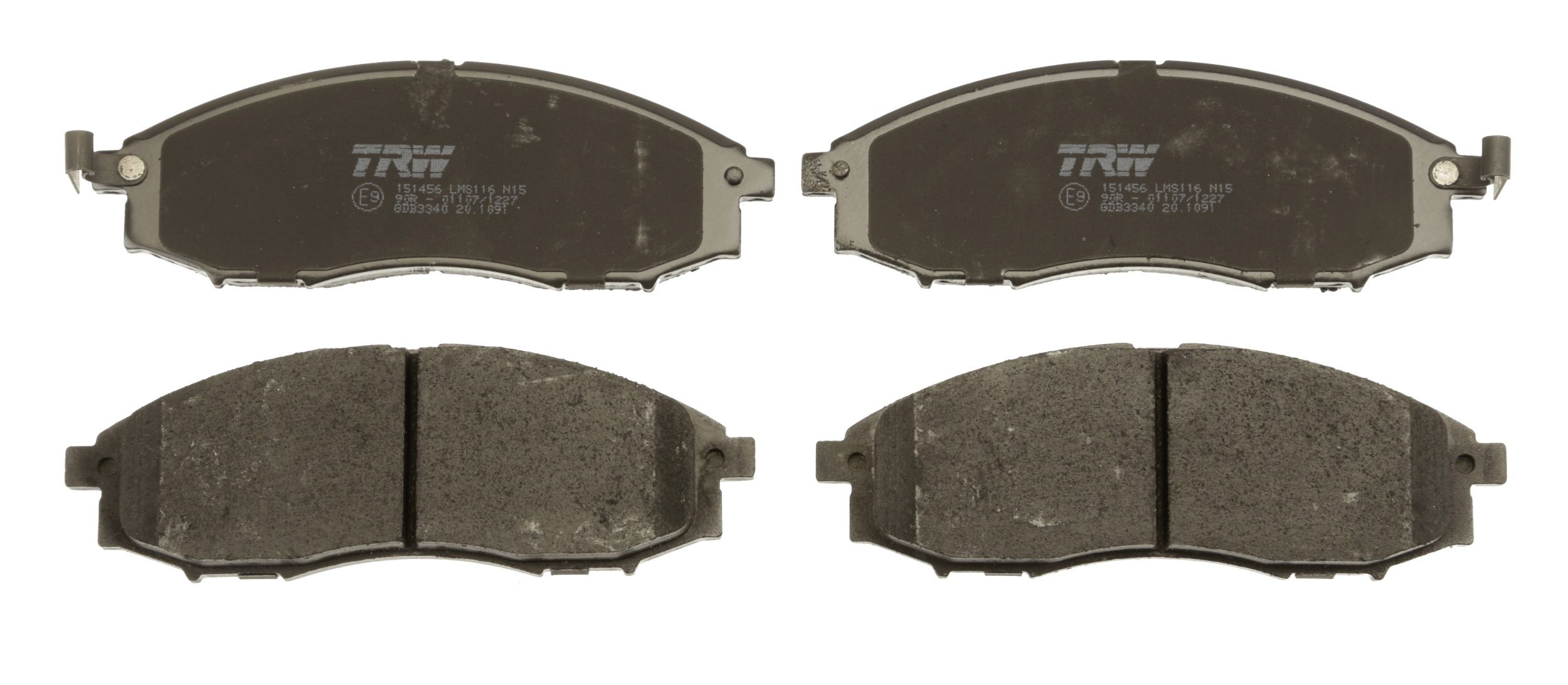 TRW DISC BRAKE PADS - TecDoc 2