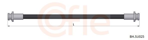 92.BH.SU025 COFLE fékcső