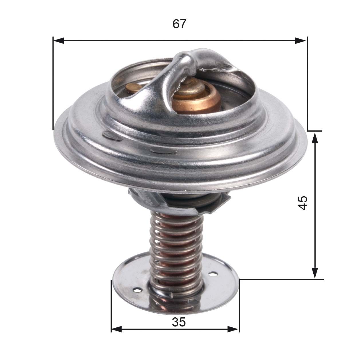Thermostat, K&uuml;hlmittel