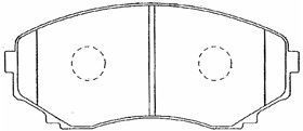 Juego de balatas de freno