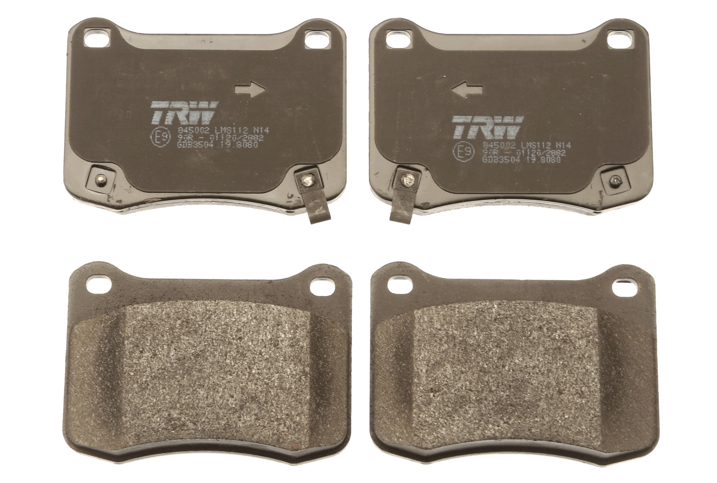 TRW DISC BRAKE PADS - TecDoc 2