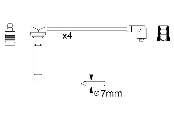 Juego de cables de encendido