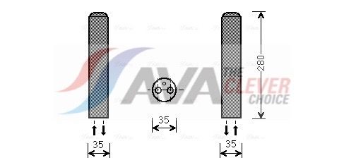 AVA QUALITY COOLING MZD234 - Trockner, Klimaanlage