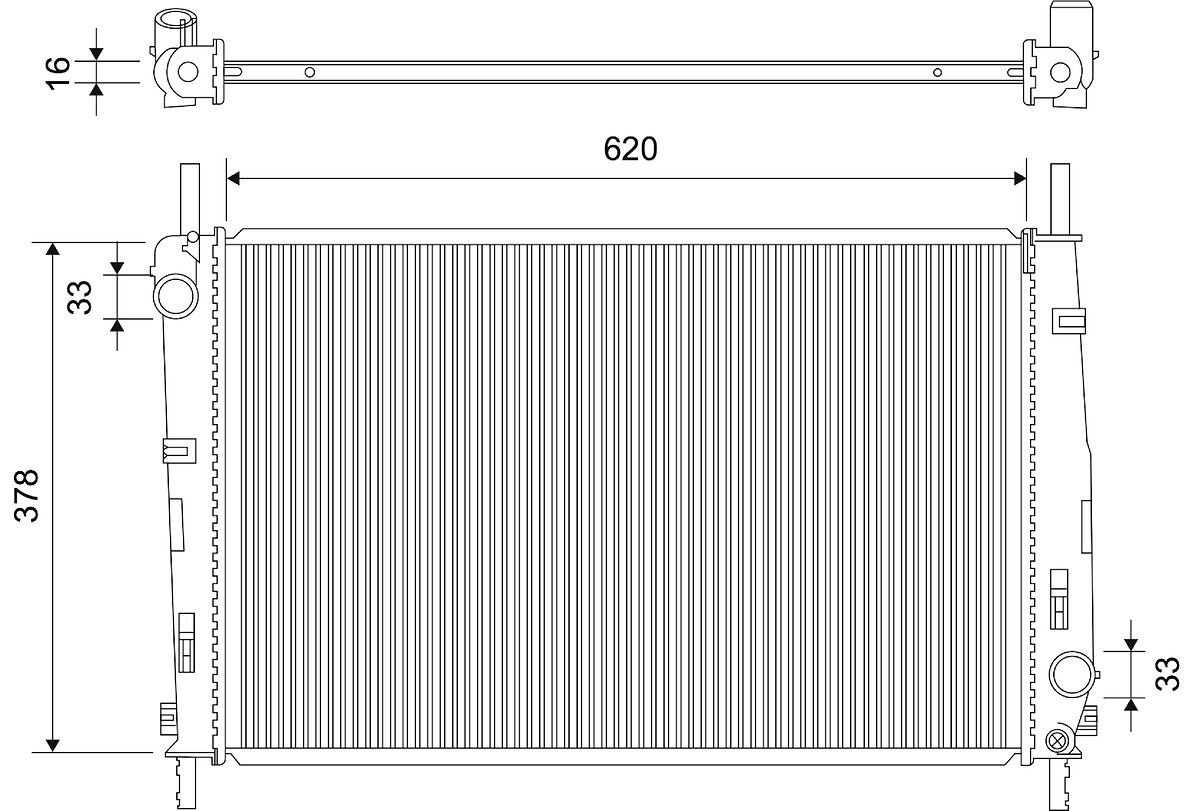 VALEO 701536 - K&uuml;hler, Motork&uuml;hlung