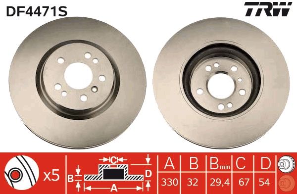 Brake Disc DF4471S