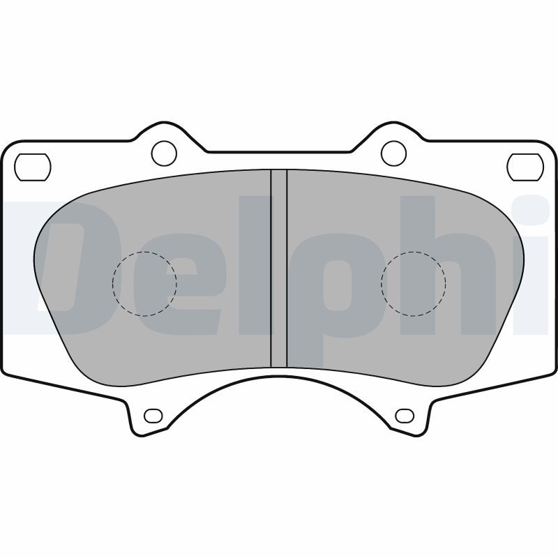 Brake Pad Set, disc brake LP1782