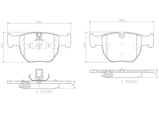 LAND ROVER RANGE ROVER HSE, VOGUE V8 02-05 (FRT) - TecDoc 1