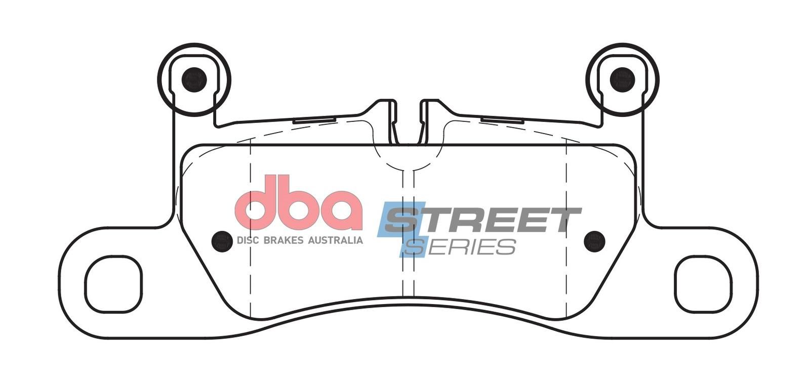 DBA SS STREET SERIES BRAKE PADS [ Holden/VW Toureg 2003 - 2018 R ](suits wear sensor DBAWS1113 ) - TecDoc Only