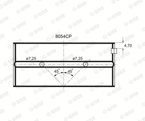 8054CP GLYCO csapágy