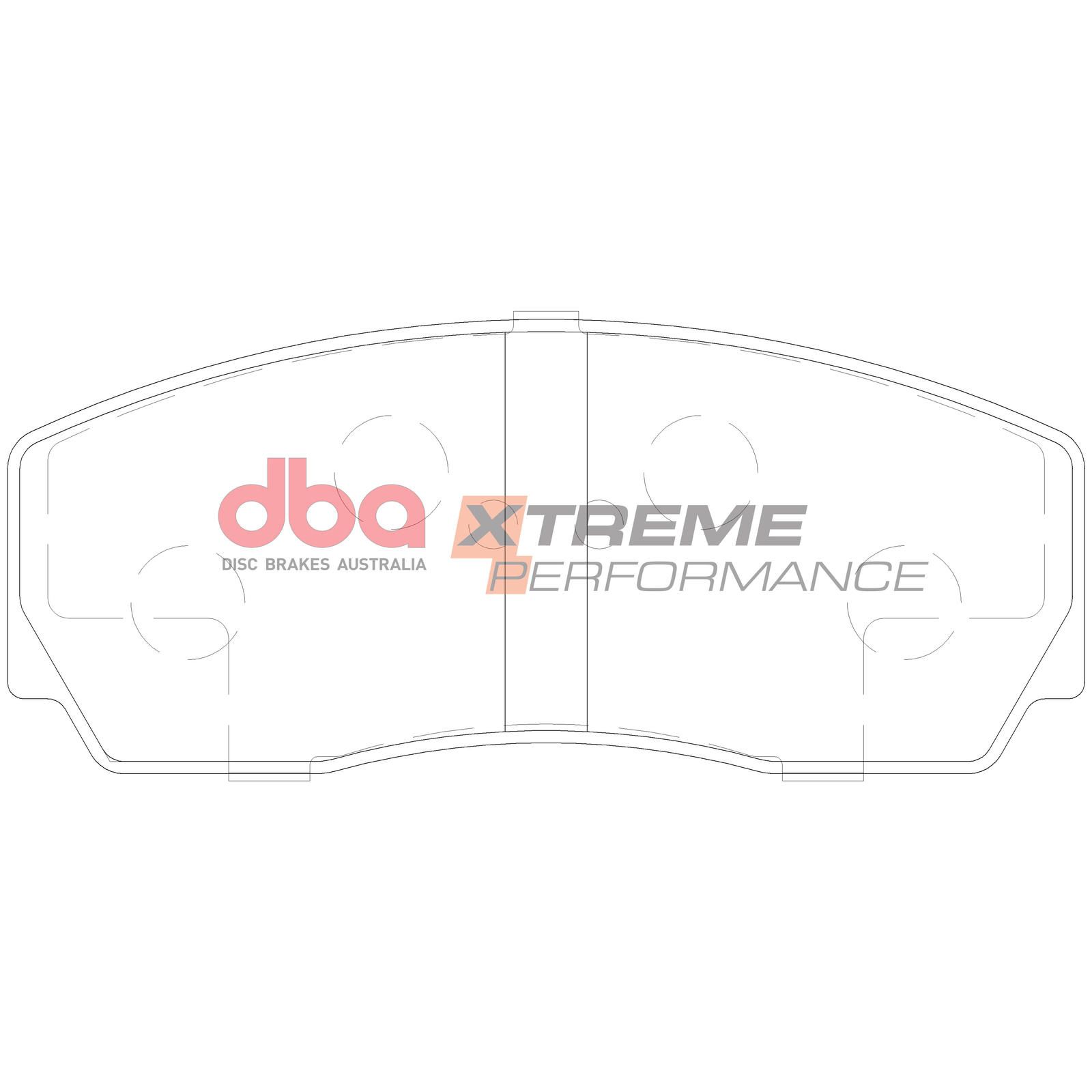DBA XP XTREME PERFORMANCE BRAKE PADS [ AP CALIPERS 5040, 5200 F ] - TecDoc Only
