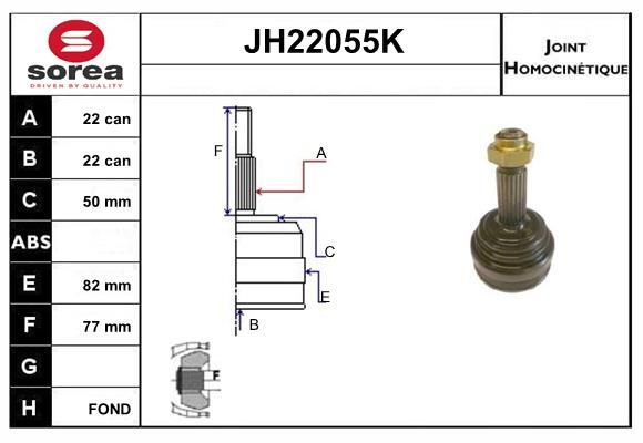 KIT CV JOINT AVEC KR053 - SAMARA