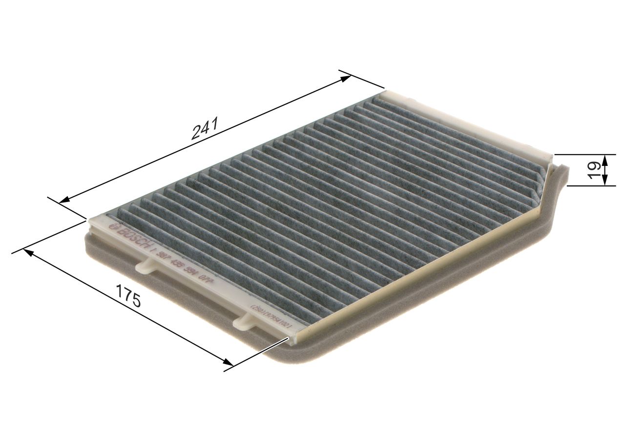 BOSCH 1 987 435 594 - Filter, Innenraumluft