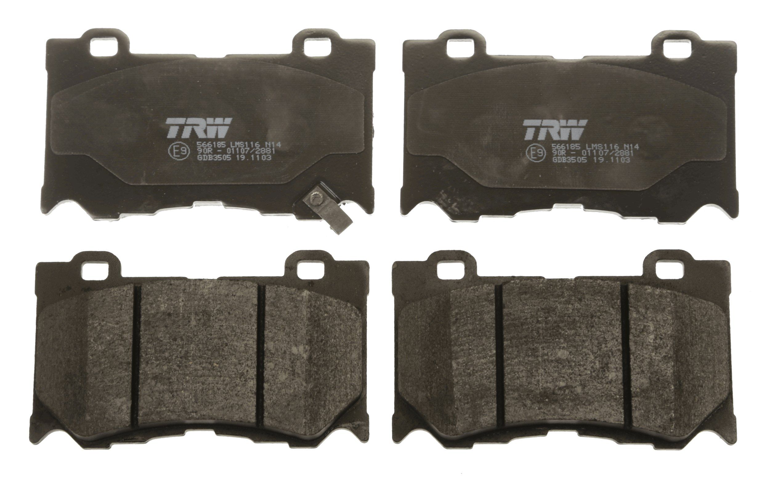 TRW DISC BRAKE PADS - TecDoc 2