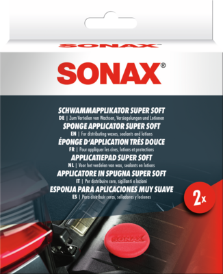 SONAX SchwammApplikator Super Soft / 2 St&uuml;ck