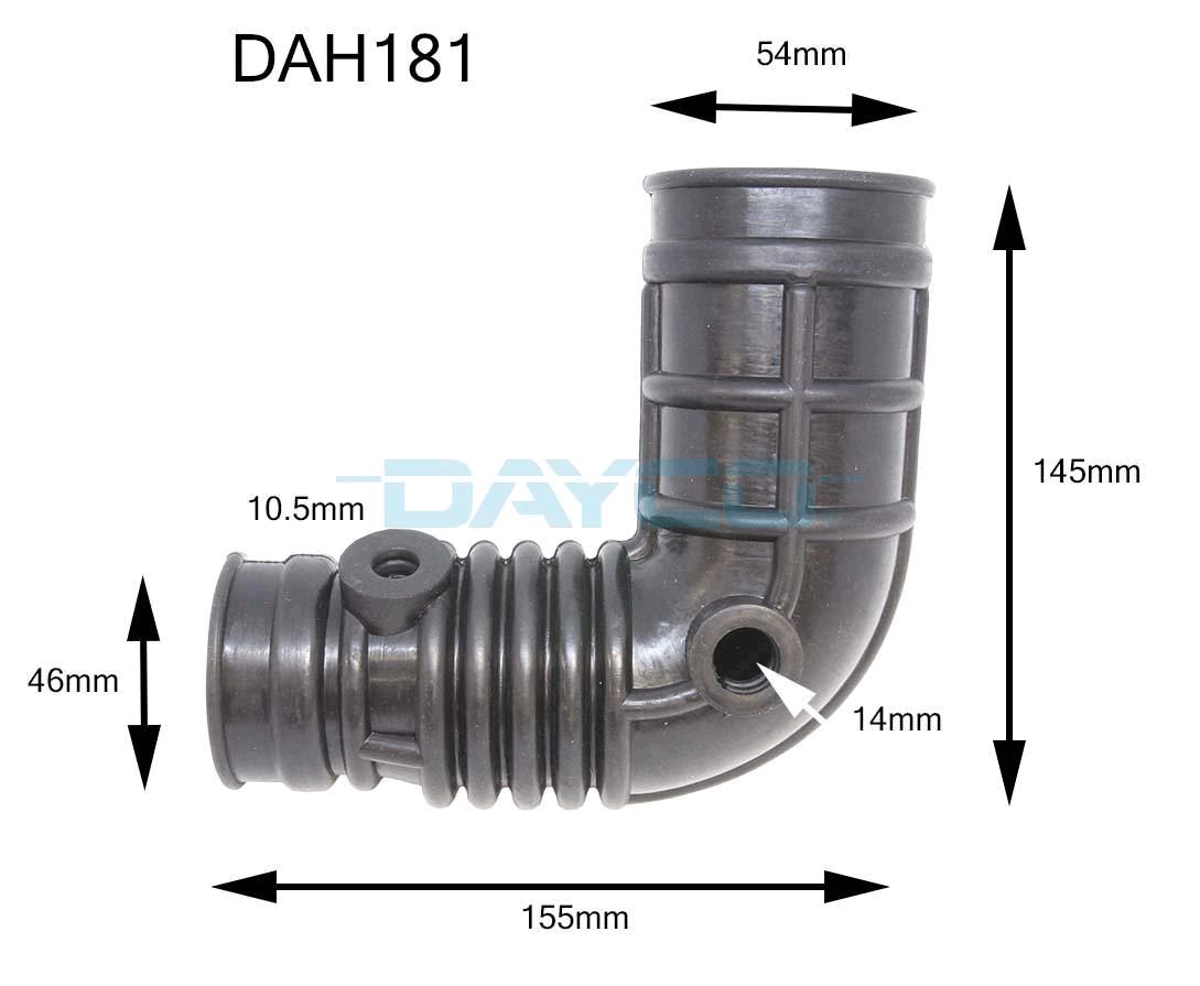 DAYCO AIR INTAKE HOSE DAEWOO - TecDoc Only