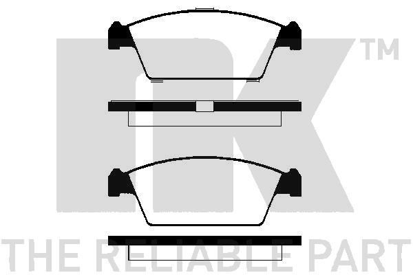 Bremsbelagsatz, Scheibenbremse