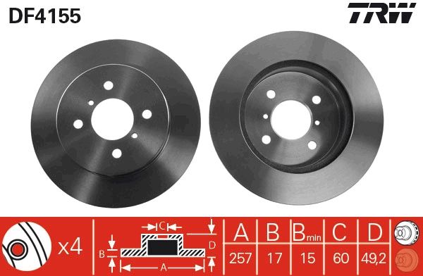 Brake Disc DF4155