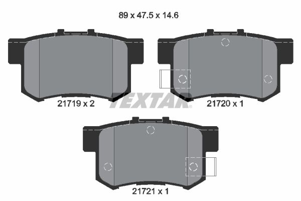 Brake Pad Set, disc brake 2171901