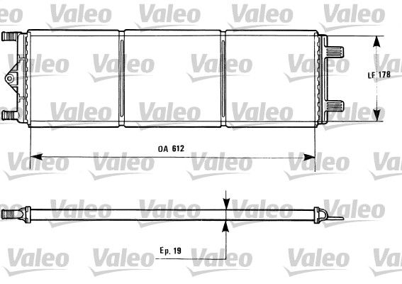 RAD MOT CITROEN XM - PEUGEOT 605  .