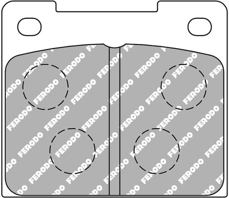 FERODO RACING FCP809R - Bremsbelagsatz, Scheibenbremse DS3000