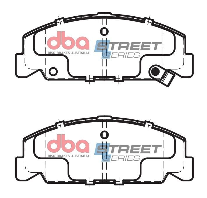 DBA SS STREET SERIES BRAKE PADS [ Honda 1991-2000 F ] - TecDoc Only