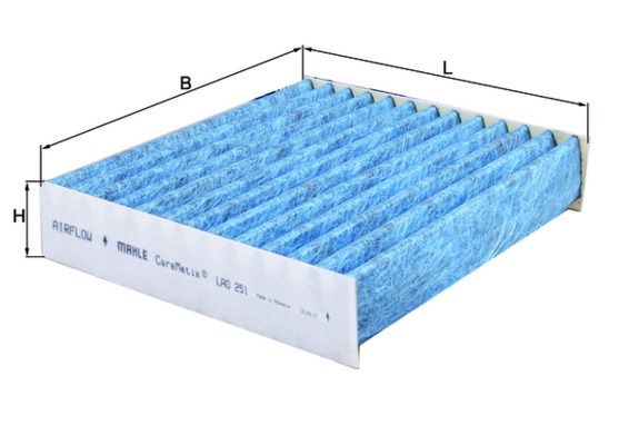 MAHLE LAO 251 - Filter, Innenraumluft