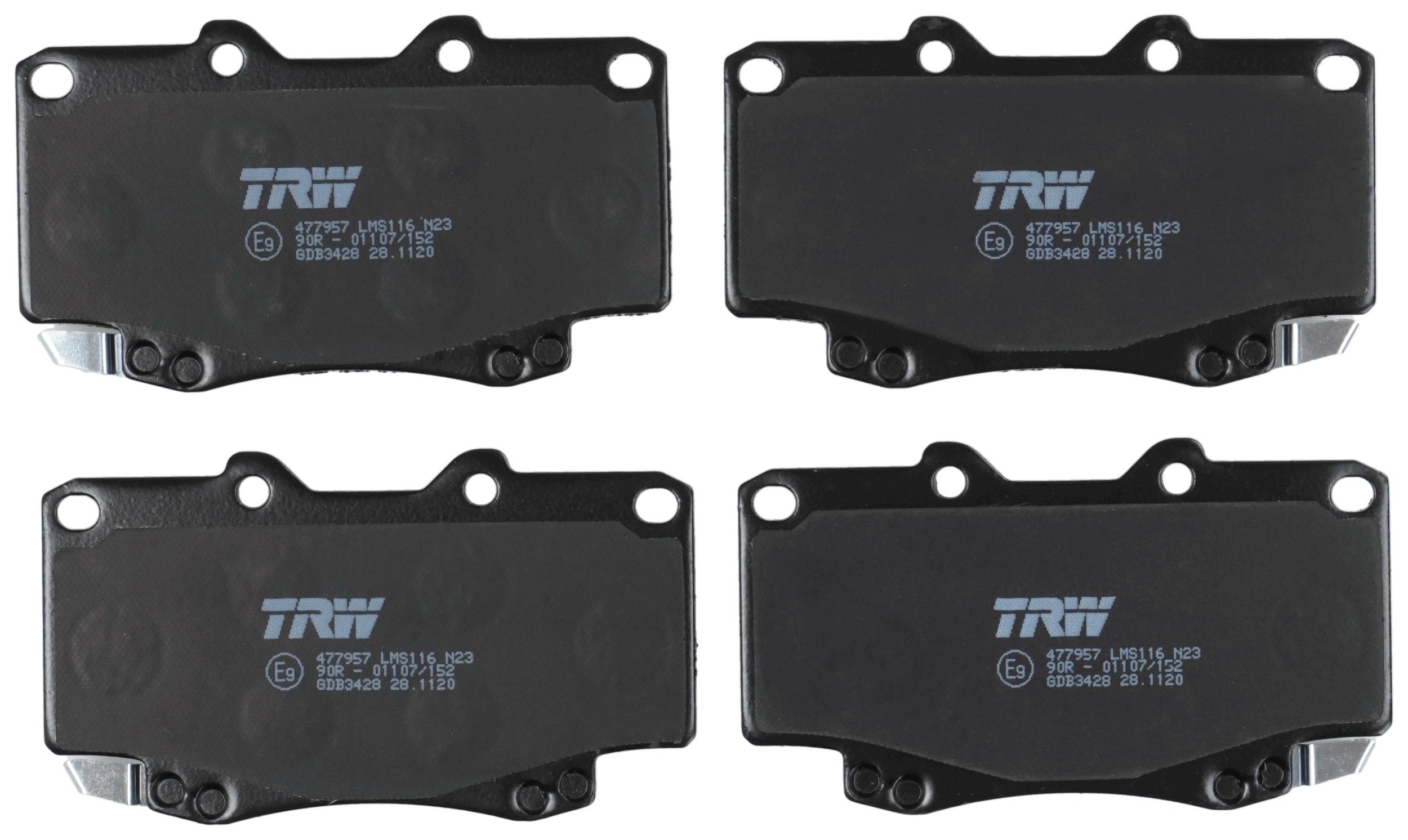 TRW DISC BRAKE PADS - TecDoc 2