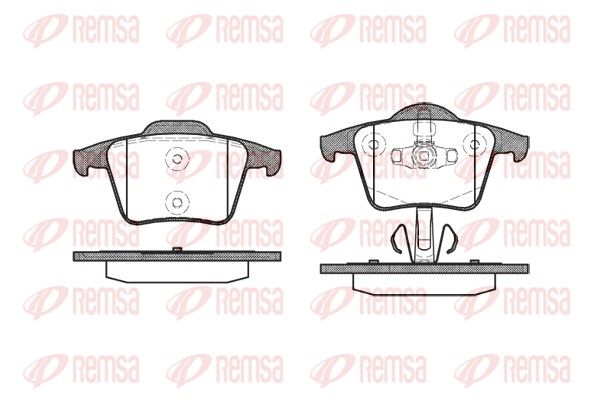 Premium Rear Brake Pad Set Premium Rear Brake Pad Set