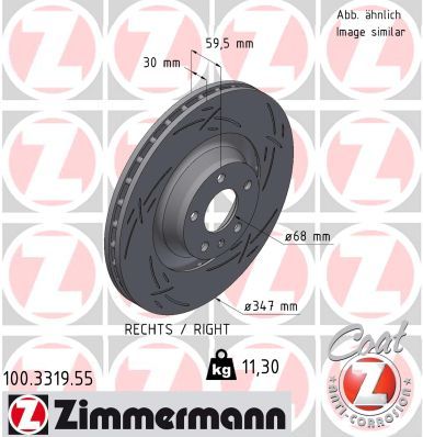 Brake Disc 100.3319.55