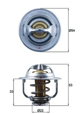 Thermostat, coolant TX 179 89D