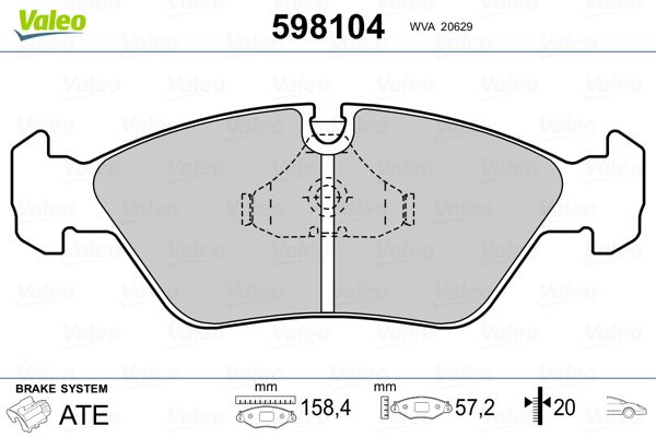 PLAQ FREIN BMW SERIE 5 (E28, E30)  .