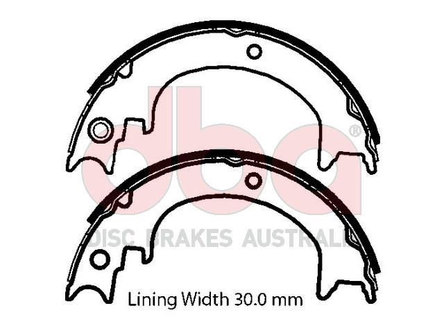 Street Series Brake Shoes [Mitsubishi / Subaru Parking Brake 210mm] - TecDoc Only