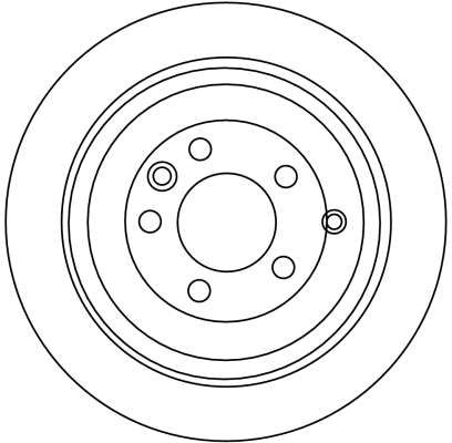TRW BRAKE DISC - TecDoc 2