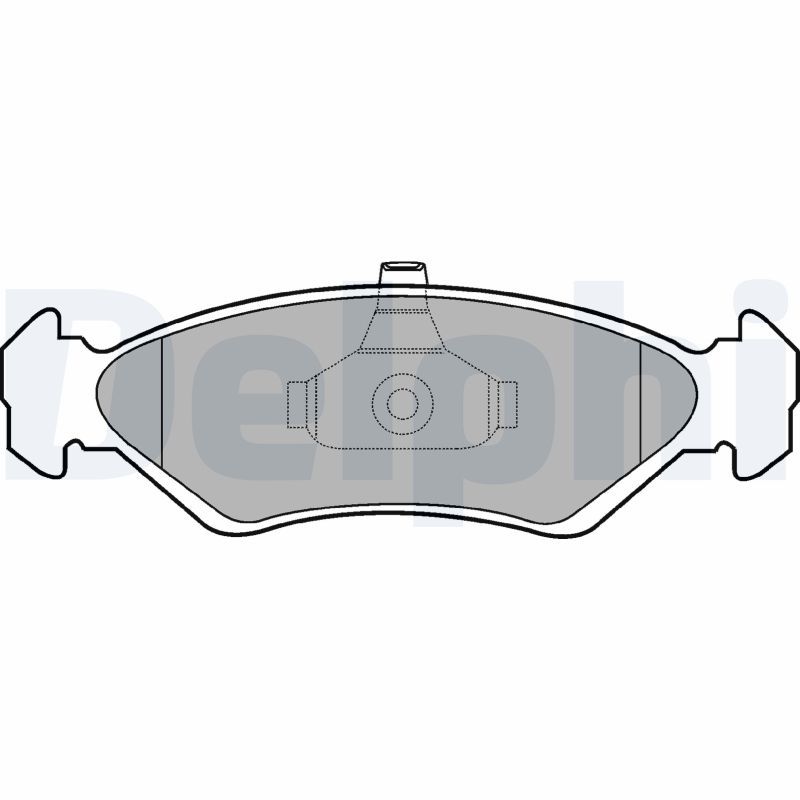 Brake Pad Set, disc brake LP1603