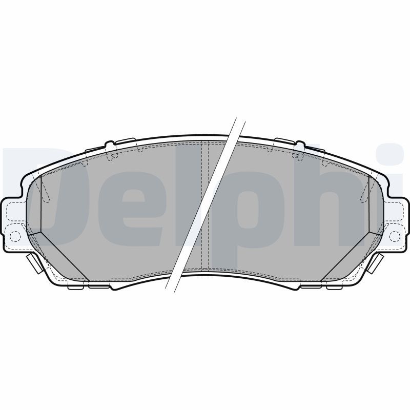 Brake Pad Set, disc brake LP2710