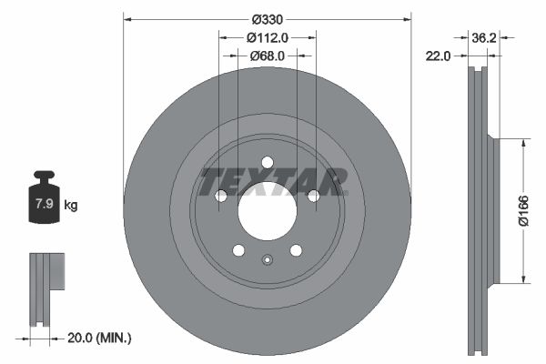 Brake Disc 92160303