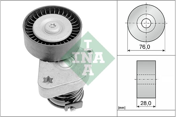 Belt Tensioner, V-ribbed belt 534 0081 30