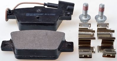 Комплект тормозных колодок, дисковый тормоз B111282