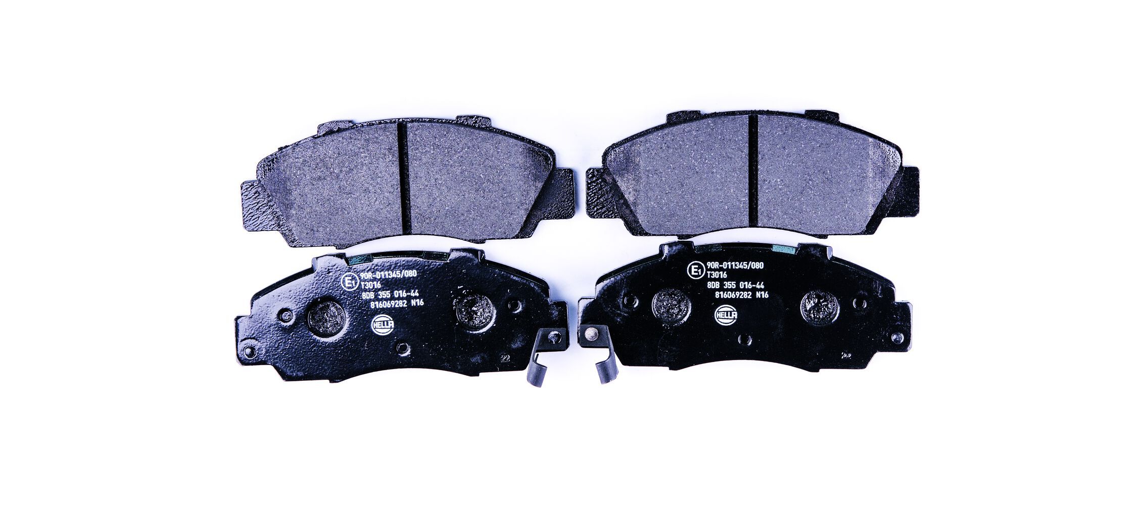 HELLA 8DB 355 016-441 - Bremsbelagsatz, Scheibenbremse
