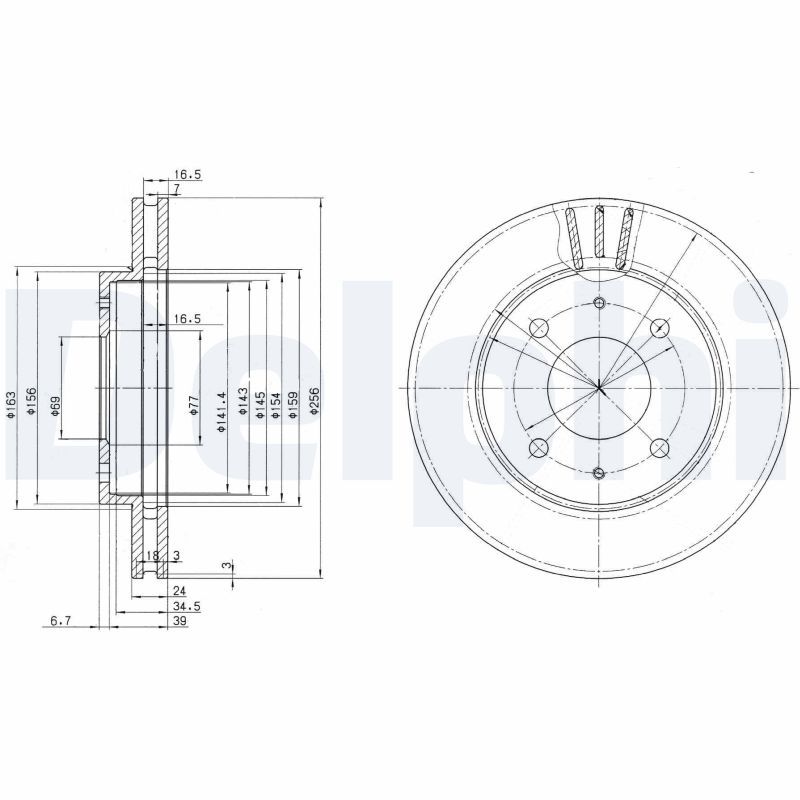 Brake Disc BG3202