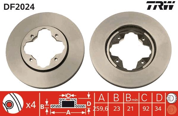 Brake Disc DF2024