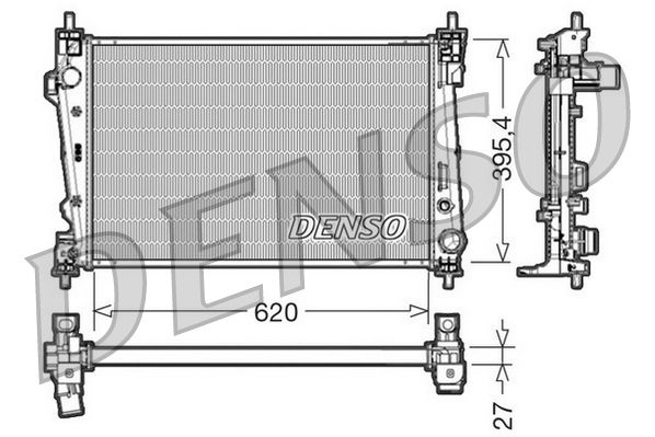 Radiator, engine cooling DRM01007