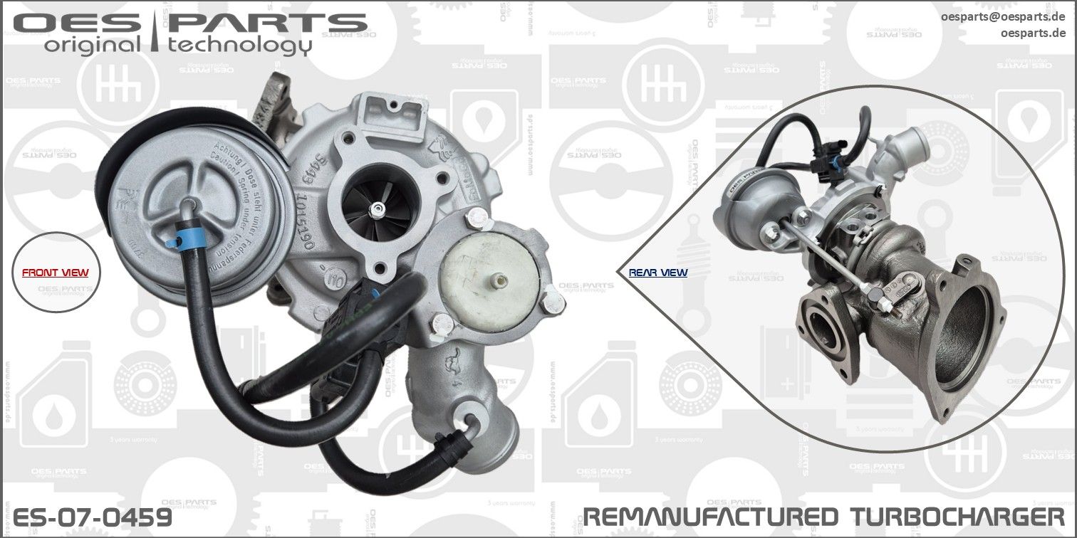 OES PARTS ES-07-0459 - Lader, Aufladung