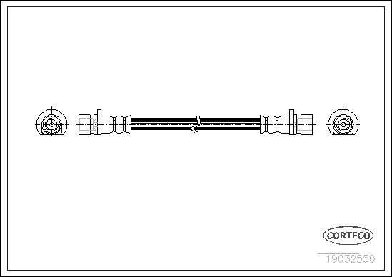 FLEXIBLE DE FREIN HONDA HR-V  0705