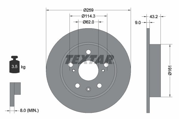 Brake Disc 92268403