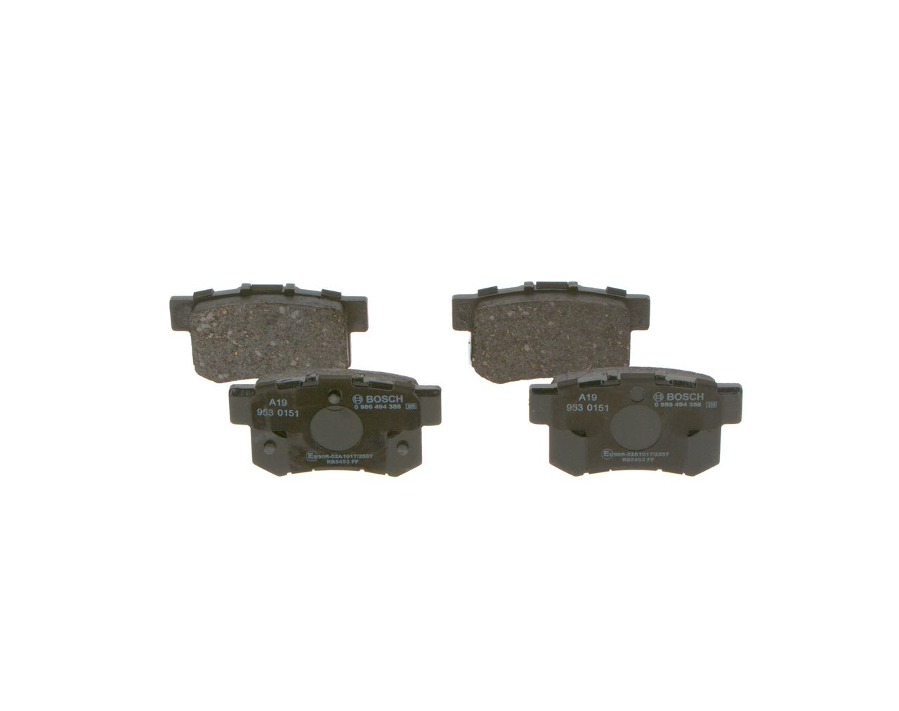 Brake Pad Set, disc brake 0 986 494 358