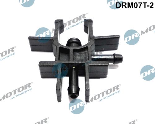 Dr.Motor Automotive DRM07T-2 Hose Connector, fuel hose