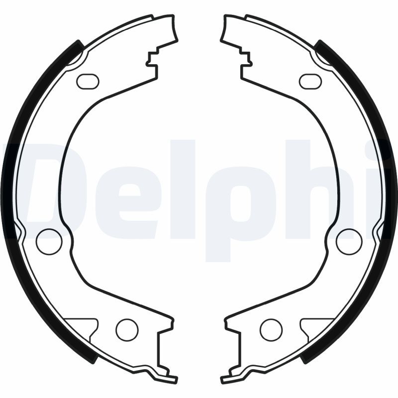 Brake Shoe Set, parking brake LS2001