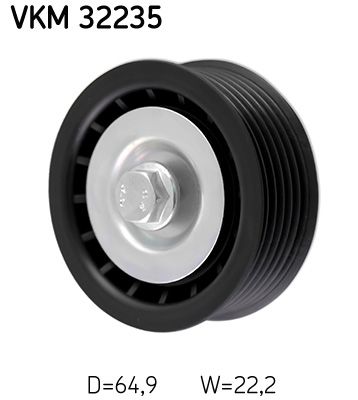 Umlenk-/F&uuml;hrungsrolle, Keilrippenriemen