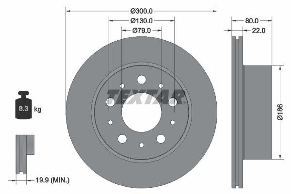 Brake Disc 92284303